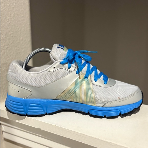 Nike Max Run Lite 3 Running Shoes 488167-006 Womens Size 10 Aqua Yellow Grey - Picture 5 of 10